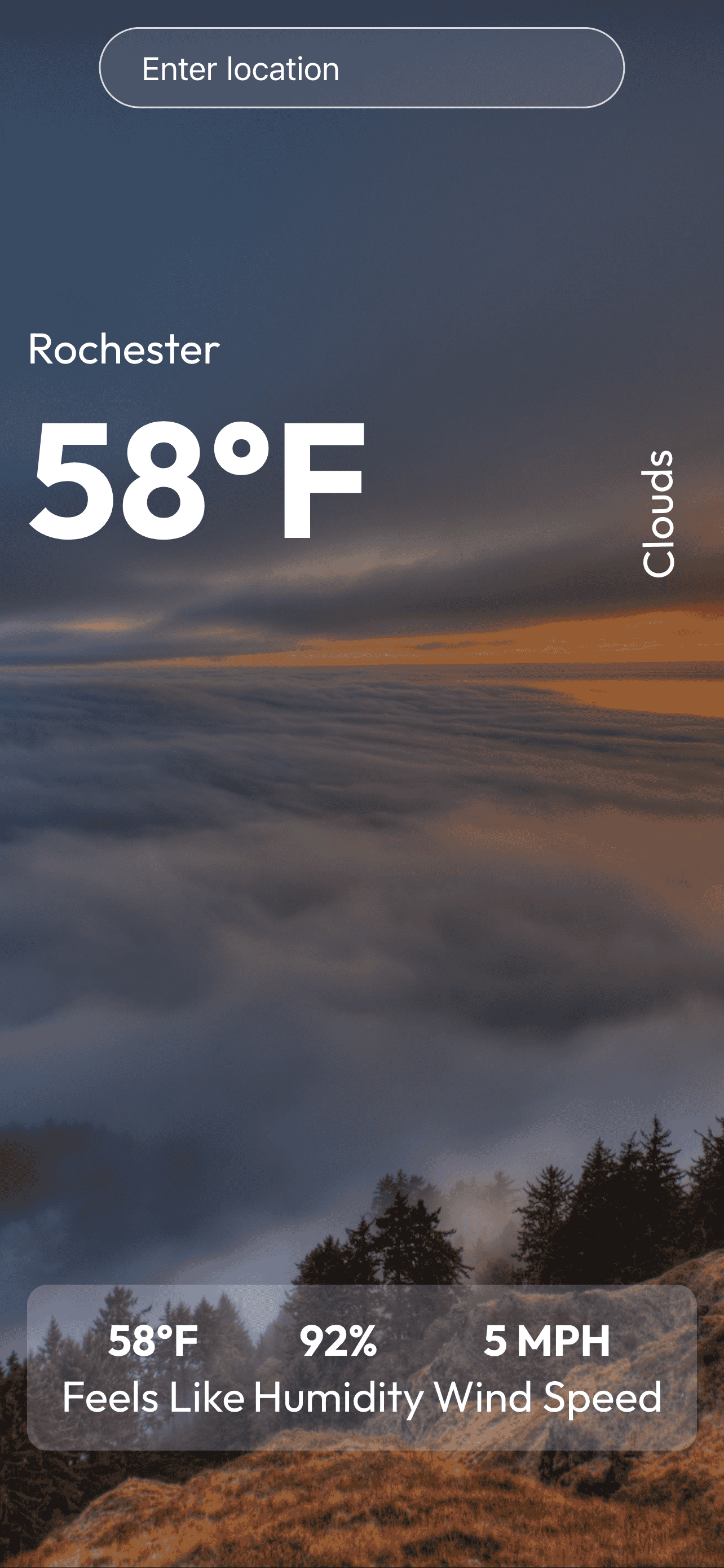 Weather Info (Mobile, iPhone 12)